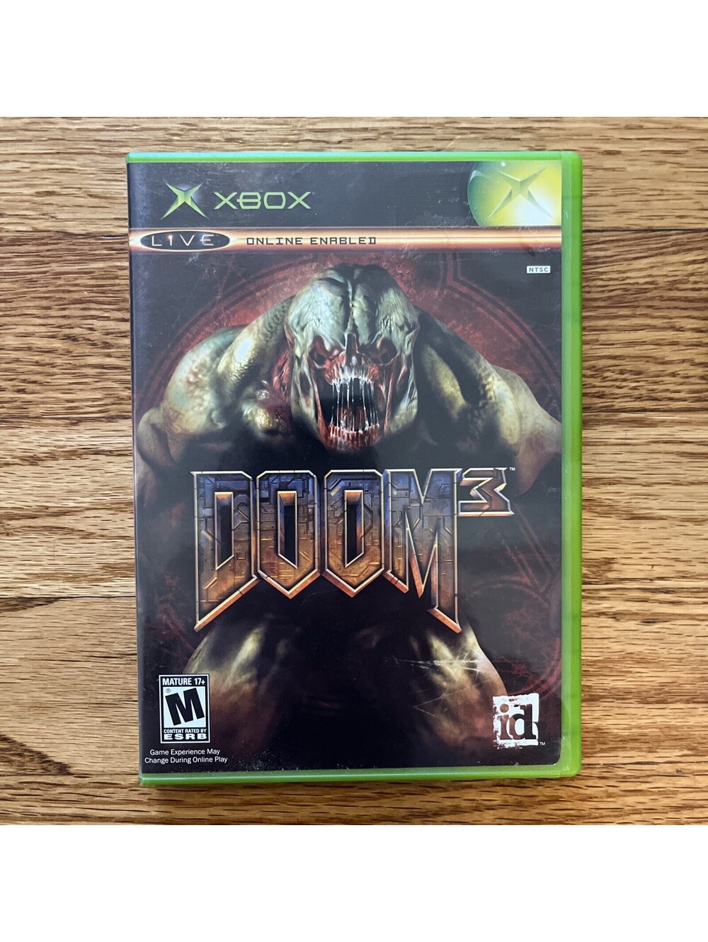 Doom 3 (Microsoft Xbox, 2005) With Game And Case